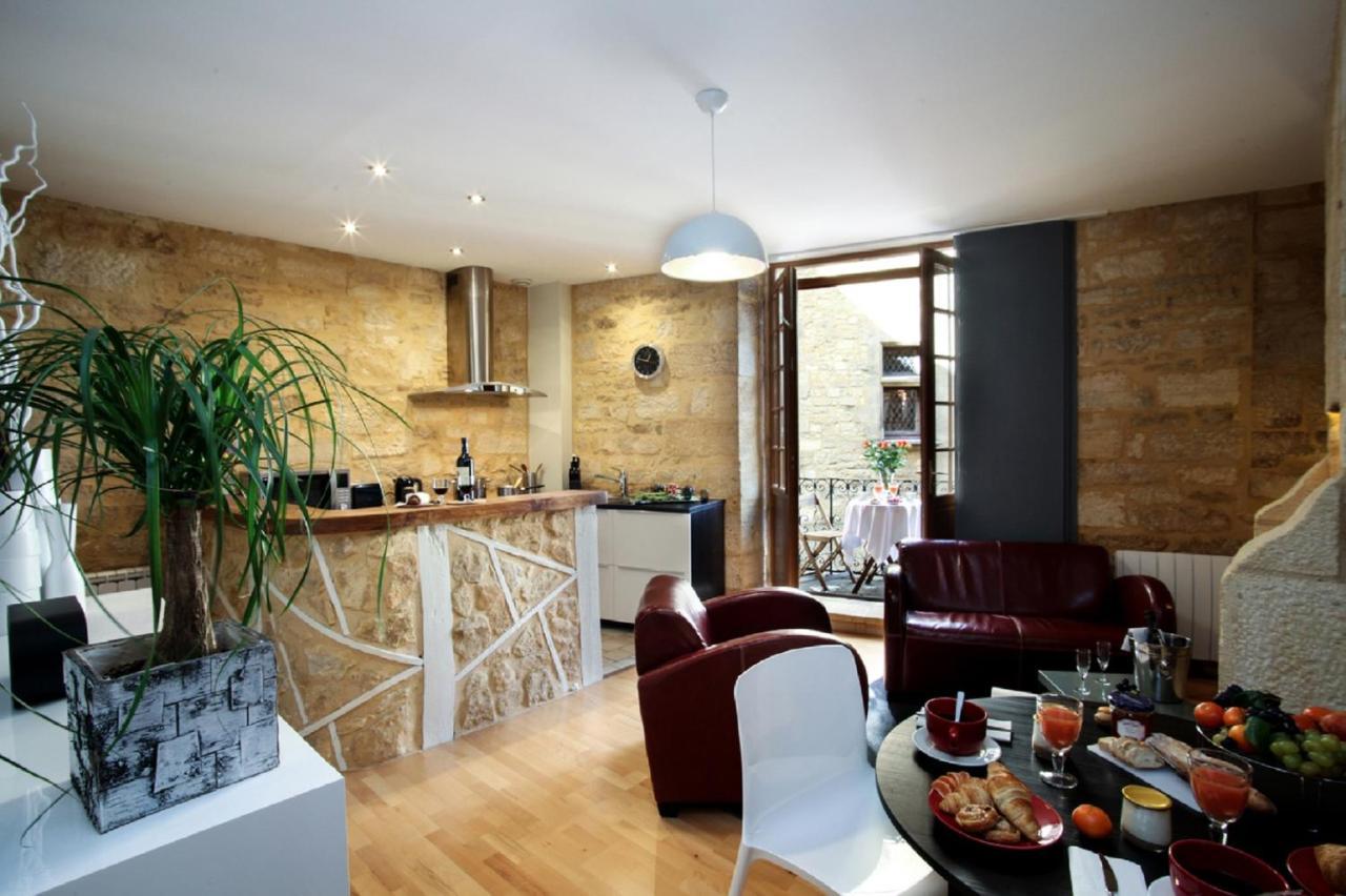 In Sarlat Luxury Rentals, Medieval Center - Maison Fenelon 外观 照片
